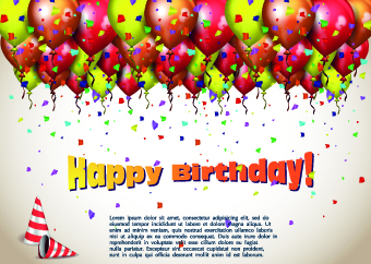 happy birthday happy colored birthday balloons balloon 