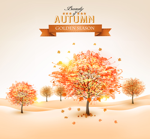 tree beautiful background autumn 