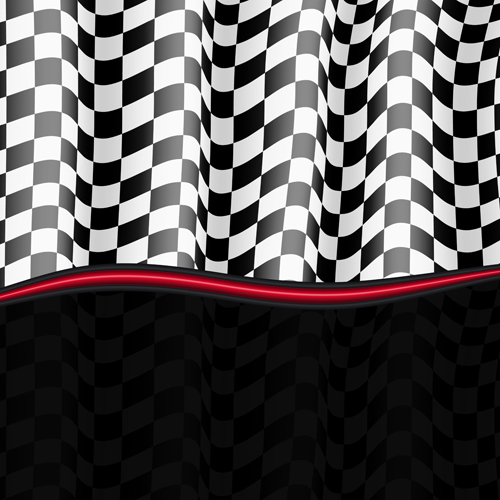 Black and white checkered background vector 05