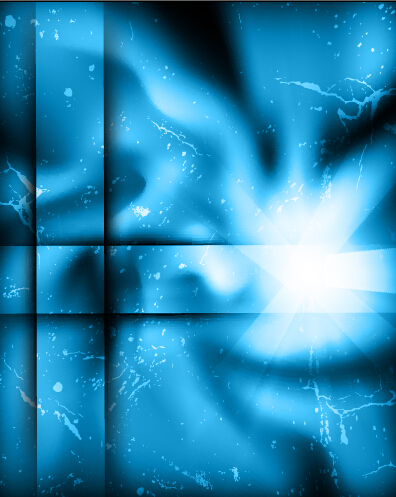 Bright blue abstract background art vector 05