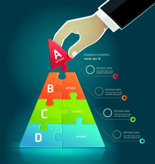 Concept Business infographics vector 02