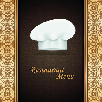 restaurant menu cover chef 
