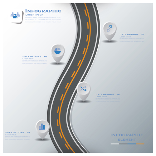 affic Infographic elements vector 04 City street traffic Infographic elements vector 04