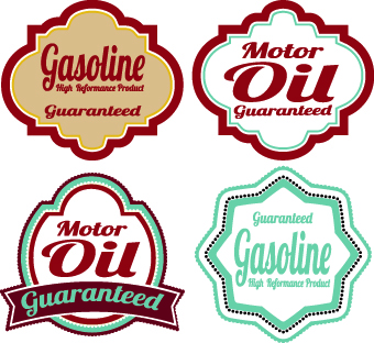 Best vintage coffee labels vector 01