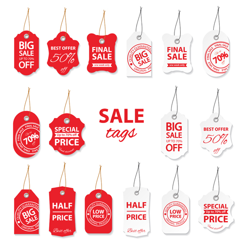 white tags sales tag sales creative 