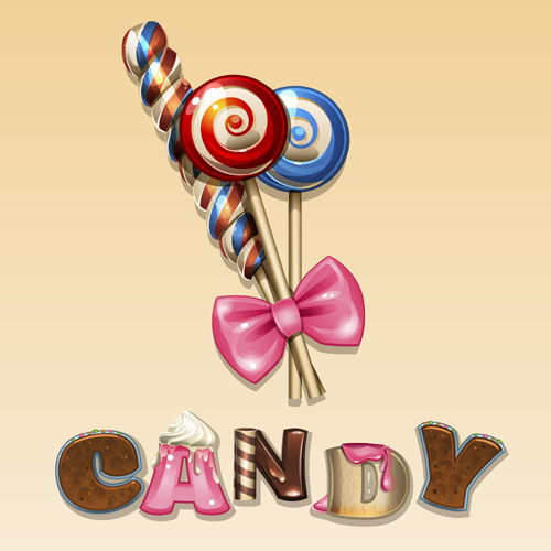 pink cute candy bow 