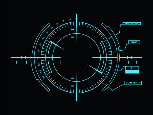uristic concept background vector 01 Dark blue futuristic concept background vector 01