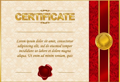 Excellent certificate and diploma template design 02