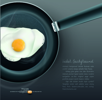 Food creative vector background 03