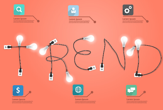 Power supply with light bulb creative business template 06