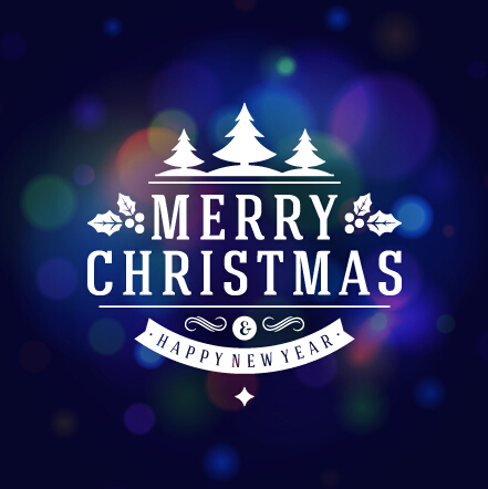 Purple with blue christmas and new year holiday background 02