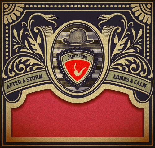 Retro pattern creative background art 05