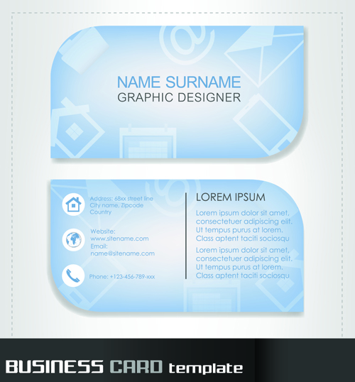 template rounded cards business cards business 