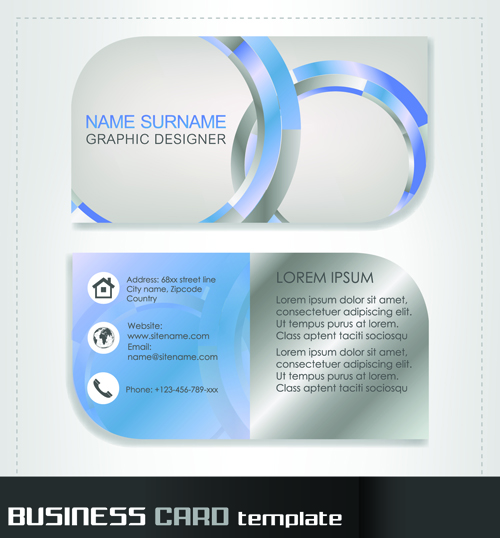 template rounded cards business cards business 