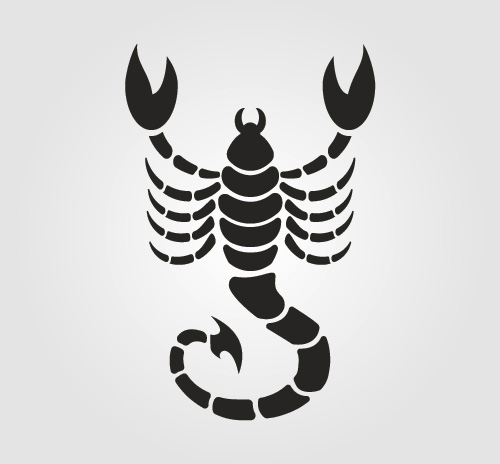 silhouette scorpion 