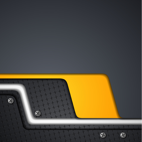Shiny metal background creative vector set 02