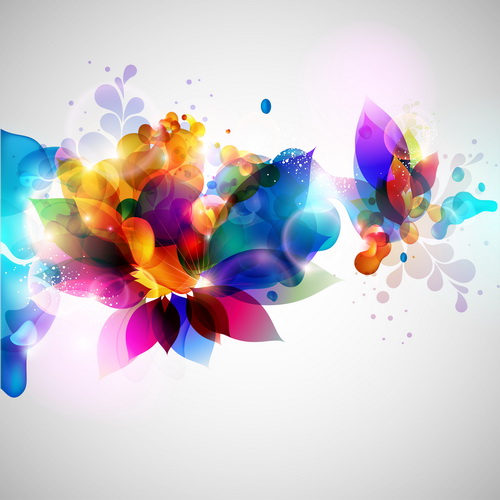 colorful design background vector 02 Smooth and colorful design background vector 02