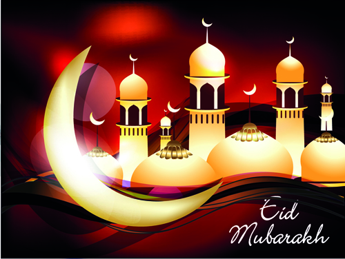 Vector background Eid Mubarak Islamic design 03 