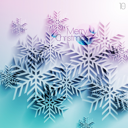 snowflake creative background design 
