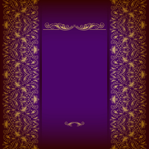 Vintage luxury floral background art 05