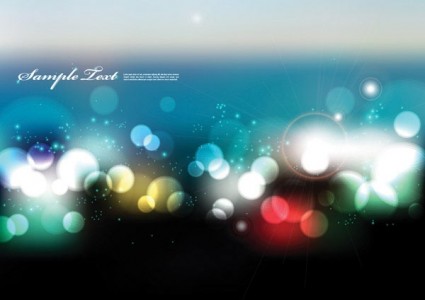 Multicolor blurs background with light dot vector Multicolor blurs background with light dot vector
