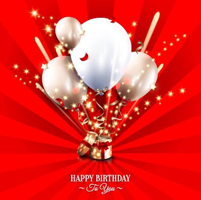 happy birthday greeting card graphics vector 02