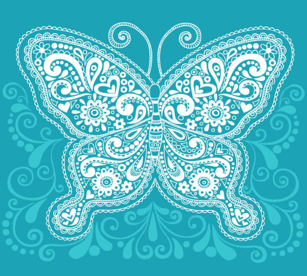 Floral Decorative pattern art elements vector 03