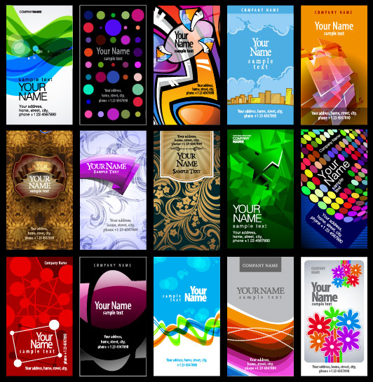 Business card Template 02 vetcor