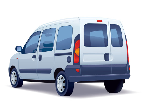 Car body Advertising elements vector 01
