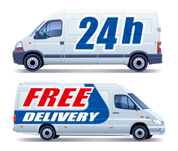 Car body Advertising elements vector 03