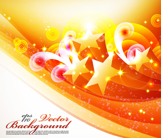 Five pointed star pattern background vector