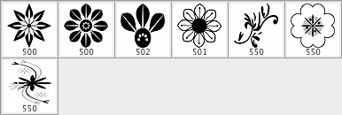 Flowers Ornaments Photoshop Brushes