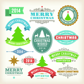 vintage labels label decoration Christmas decoration christmas 2014 
