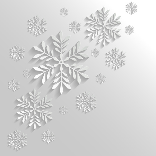 2014 Merry Christmas snowflake background graphics 03