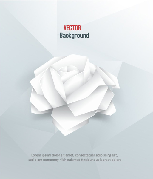 white paper vector background rose paper background 
