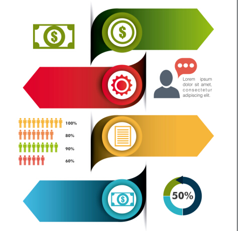 Business Infographic creative design 3587