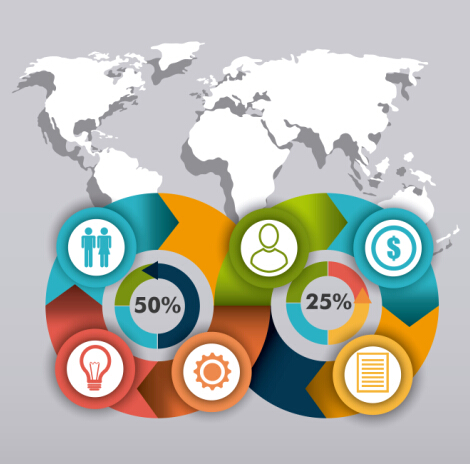 Business Infographic creative design 3592