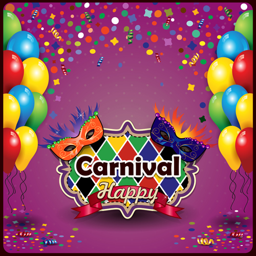 confetti carnival background 