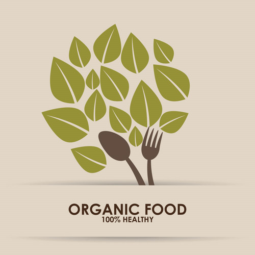 organic logo food 