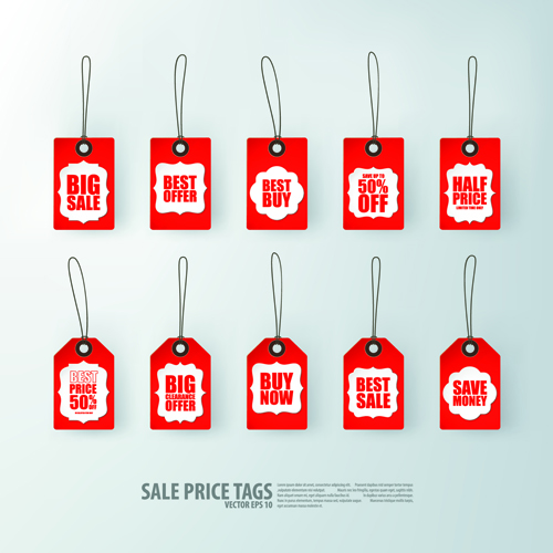 tags sale price creative 