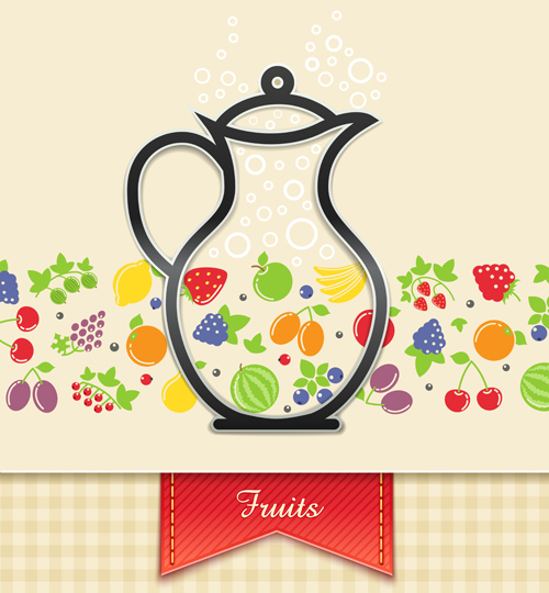 Cute restaurant menu cover vectors 02
