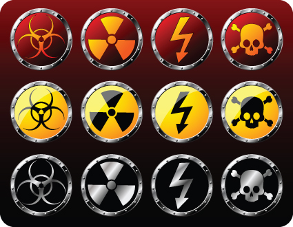 signs icons icon different danger 