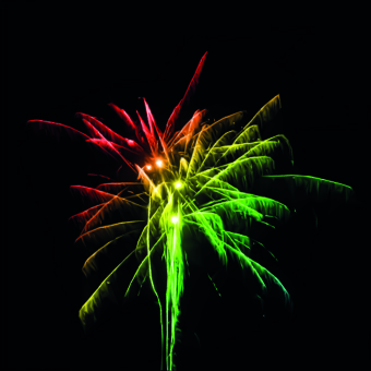Fireworks effect background vector background 