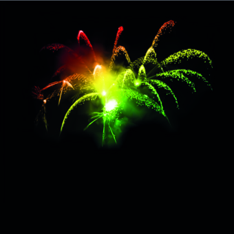 Fireworks background vector background 