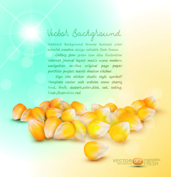 Food creative vector background 02