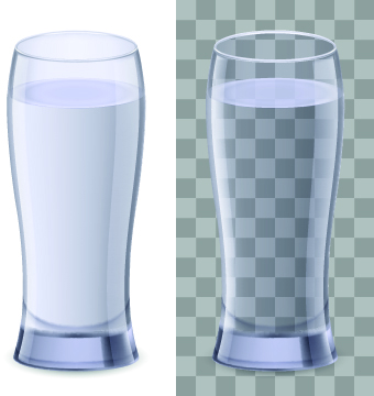 Glass vector Illustration 01