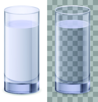 vector illustration glass 