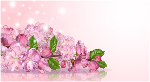 beautiful flower vector graphics 01 Huge collection of beautiful flower vector graphics 01