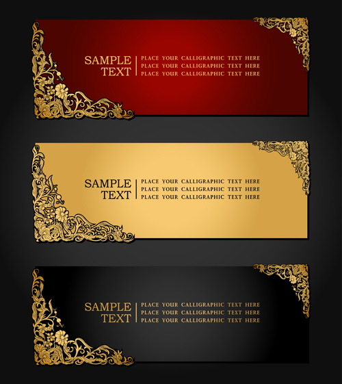 Delicate bow Invitation cards design vector 03