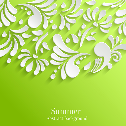 Paper spindrift abstract background vector 02